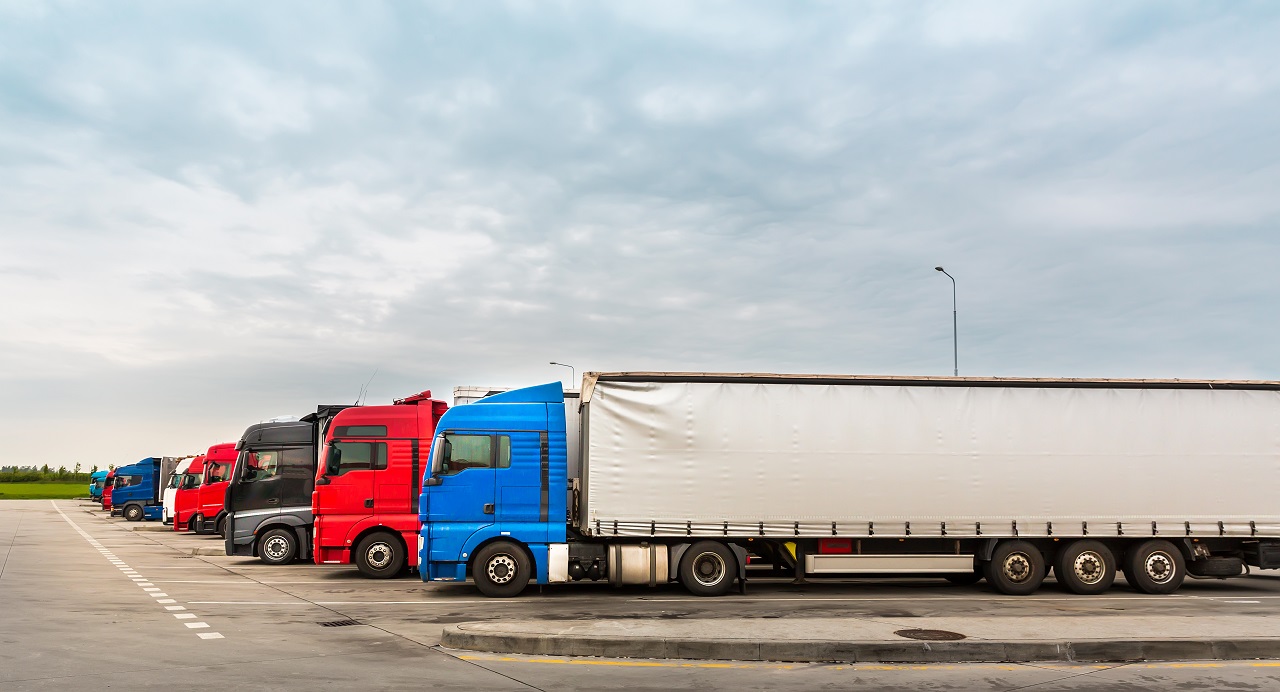 fleet of trucks