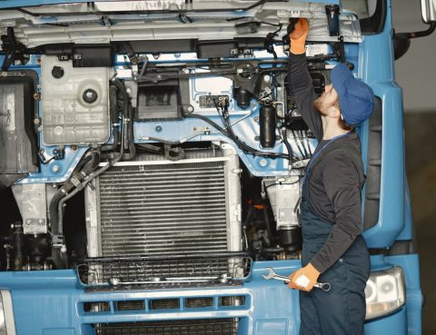 commercial truck engine